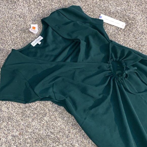 Hunter Green Short sleeve Dress Size 2X - Picture 6 of 8